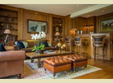 Traditional pine bar and sitting room